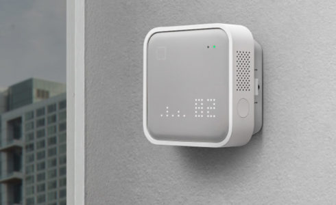 Awair monitor on wall