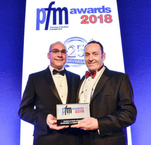 Barry Jones & Colin Wills with the PFM award